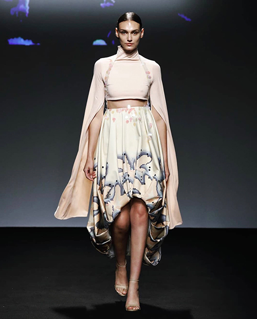 Gina Guo look from Supima Design Competition 2019